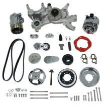 LT1 Front Runner Kit Dry Sump A/C & Alt w/o PS Polish/Chr