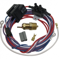 Electric Fan Thermostat Kit with Wiring & 190 Degree Switch