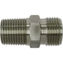 Manifold Heater Fitting - 1/2" NPT to #10 Male O-Ring, SS