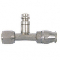#8 Straight Aeroquip A/C Fitting with Service Port