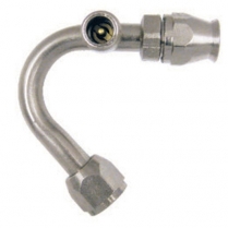 #8 135 Degree Hose Aeroquip A/C Fitting with Service Port