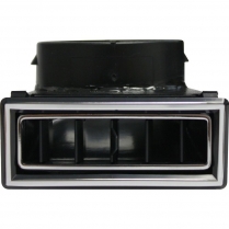 Rectangle  90 Degree Vent 1.57"x 3.88" - Chrome Trim