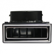 Rectangle 90 Degree A/C Vent 1.57"x 3.88" - Black