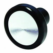 ProLine Round Aluminum Knob - Black/Satin