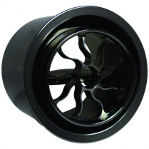 Round ProLine Sol Slyder A/C Vent 2.73" OD - Black Anodized