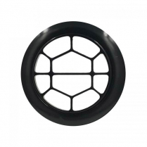 Continental Style A/C Louver - Black Anodized