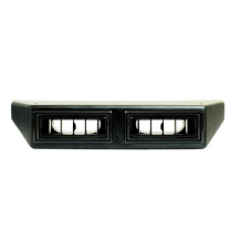 Double Under Dash A/C Vent 11-3/8" x 2-1/2" - All Black