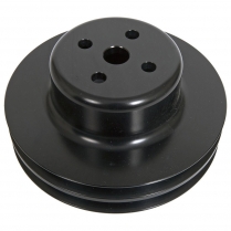 Ford Small Block 2 Groove Water Pump Pulley - Black Coated