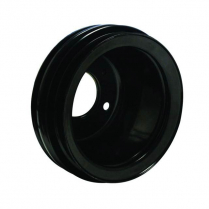 Ford 289-351W Crank Double Groove Pulley - Black Hard Coated