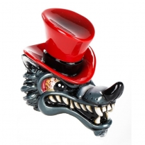 Wolf Shifter Knob - Red Hat