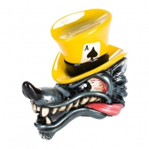 Wolf Shifter Knob - Yellow Hat