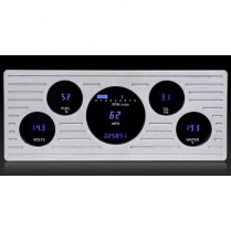 1939 Ford Pass Car 5-Gauge VFD Digital Gauges - Blue/Teal