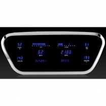 1953-55 Ford Pickup Truck w/Alum Bezel VFD Digital Gauge Kit