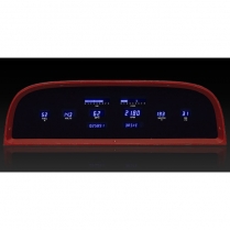 1960-63 Chevy Pickup Truck VFD Gauge Kit - Blue/Teal