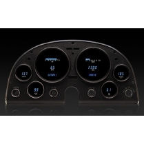 1963-67 Corvette Digital Instrument Gauge Kit - Blue/Teal