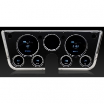 1967-72 Chevy & GMC Pickup VFD Digital Gauge Kit - Blue/Teal