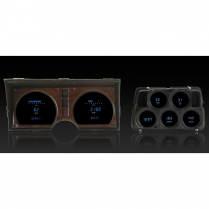 1978-82 Corvette VFD Digital Gauge Kit w/Clock - Blue Lens
