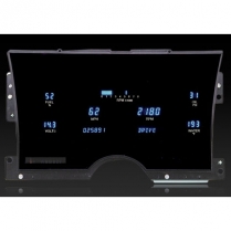 1988-91 & GMC PU 6 Gauge VFD Digital Gauge Kit - Blue/Teal