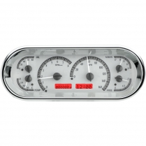 Universal Rounded Rectangle VHX Instrument - Silver/Red