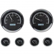 Universal 6-Gauge Round VHX Gauge Kit - Black/White