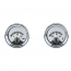 Universal 6-Gauge Round VHX Gauge Kit - Silver/White