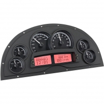 1967-69 Marquez Camaro Gauge Kit - Black/Red