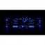 1937-38 Ford Pass Car VHX Gauge Kit - Black/Blue