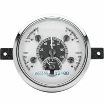 1949-50 Ford Pass Car VHX Gauge Kit - Silver/White