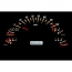 1949-50 Oldsmobile VHX Gauge Kit - Black Alloy/White