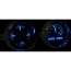 1951-52 Chevy Passenger Car VHX Gauge Kit - Black/Blue