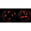 1951-52 Chevy Passenger Car VHX Gauge Kit - Black/Red