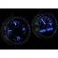 1951-52 Ford Pickup Truck VHX Gauge Kit - Black/Blue