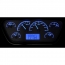 1953-55 Ford Pickup Truck VHX Gauge Kit - Black/Blue