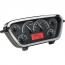 1953-55 Ford Pickup Truck VHX Gauge Kit - Black/Red