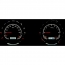 1954 Chevy Pickup Truck VHX Gauge Kit - Black/White