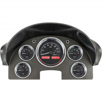 1959 Ford Passenger Car VHX Gauge Kit - Black/Red