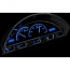 1959 Ford Pickup Truck VHX Gauge Kit - Black/Blue