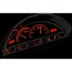 1959 Ford Pickup Truck VHX Gauge Kit - Black/Red