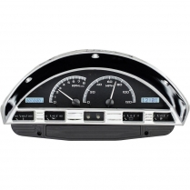 1959 Ford Pickup Truck VHX Gauge Kit - Black/White