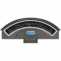 1957 Ford Passenger Car VHX Gauge Kit - Black/Blue