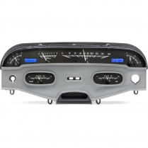 1958 Impala VHX Gauge Kit - Black/Blue