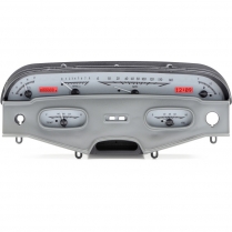 1958 Impala VHX Gauge Kit - Silver/Red