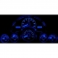 1958-62 Corvette VHX Gauge Kit - Carbon Fiber/Blue