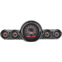 1959-60 Impala & El Camino VHX Gauge Kit Carbon Fiber/Red