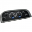 1960-63 Chevy Pickup Truck VHX Gauge Kit - Black/Blue