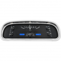 1960-63 Falcon & Ranchero VHX Gauge Kit - Black/Blue