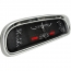 1960-63 Falcon & Ranchero VHX Gauge Kit - Black/Red