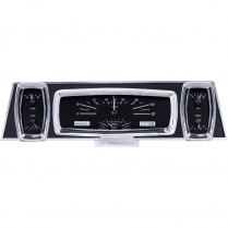 1961-63 Lincoln Continental VHX Gauge Kit - Black/White