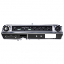 1963-64 Cadillac VHX Gauge Kit - Black/White Display