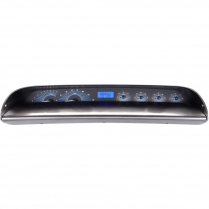 1963-64 Impala VHX Gauge Kit - Carbon Fiber/Blue